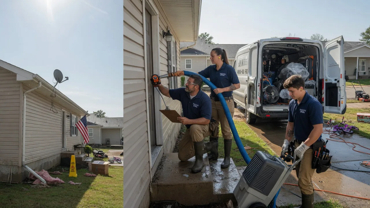 Ceiling Water Damage Restoration in Quincy, IN near me